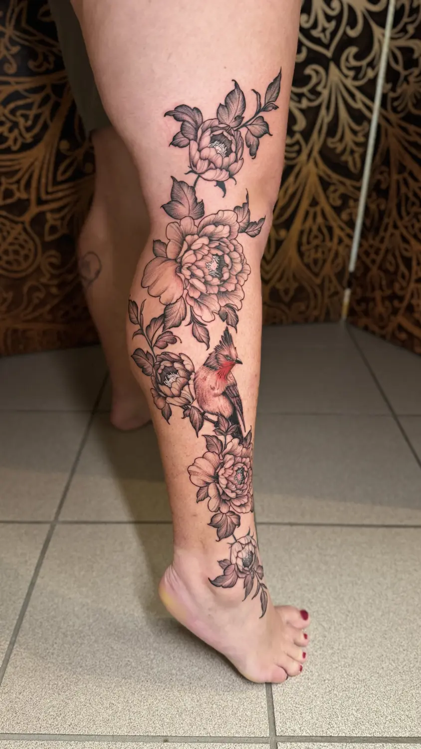 Skin & Art Tattoo – Blumen-Tattoo